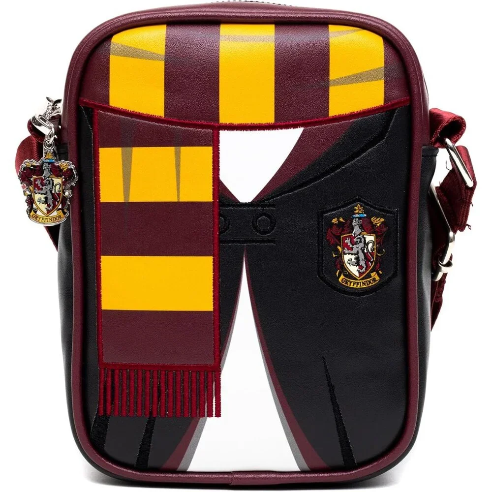 Harry Potter Gryffindor Crossbody Vegan Leather Bag 8x6.5x3 inches
